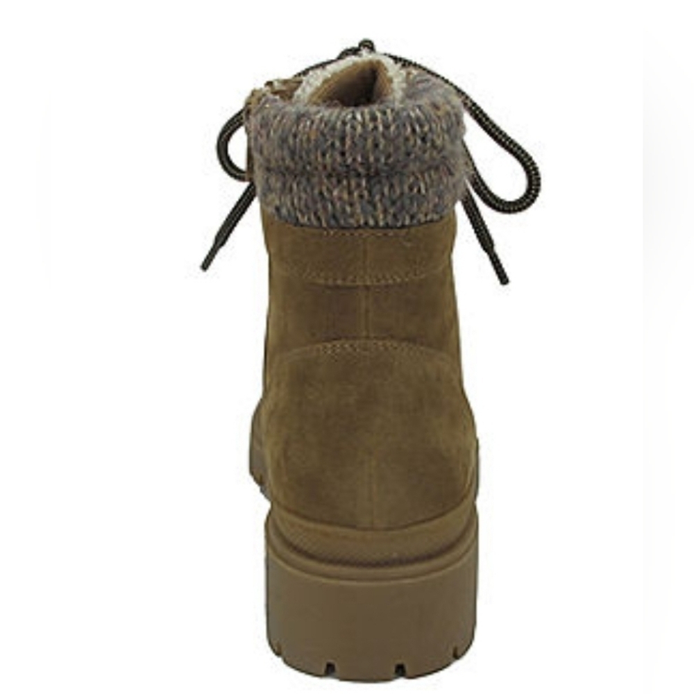 Pop Womens Diligence Block Heel Lace Up Boots - Picture 4 of 6